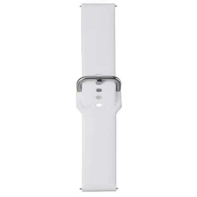 Ремінець для годинника Universal Buckle Solid 22mm White (Buckle22-White) - зображення 1