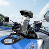 Велотримач для телефона HOCO H31 Wild Wolf bicycle motorcycle universal holder Black (Колір Black) - фото № 8