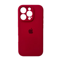 Чохол для смартфона Silicone Full Case AA Camera Protect for Apple iPhone 16 Pro Max 21,Rose Red (Цвет Rose Red) - фото № 5