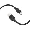 Кабель BOROFONE BX113 Lenny silicone charging data cable Type-C(L=2M) Black (7073)- № 3