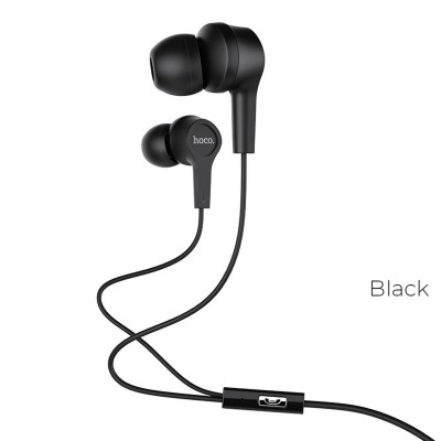 Навушники HOCO M50 Daintiness universal earphones with mic Black (6957531091943) - зображення 2