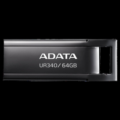 Flash A-DATA USB 3.2 UR340 64Gb Black (AROY-UR340-64GBK) - изображение 1