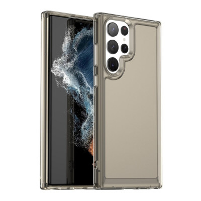 Чохол для смартфона Cosmic Clear Color 2 mm for Samsung Galaxy S23 Ultra Transparent Black (ClearColorS23UTrBlack) - изображение 1