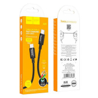 Кабель HOCO X89 Wind 60W charging data cable Type-C to Type-C Black (Цвет Черный) - фото № 3
