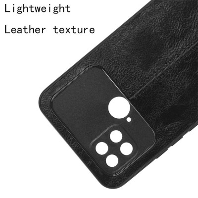 Чохол для смартфона Cosmiс Leather Case for Poco C40 Black (CoLeathPocoC40Black) - зображення 3