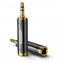 Аудіо адаптер UGREEN AV168 3.5mm Male to 6.35mm Female Adapter 1pcs(UGR-60711)