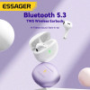 Бездротові навушники ESSAGER (color box) Shining TWS Bluetooth earphones White (Белый)- № 2