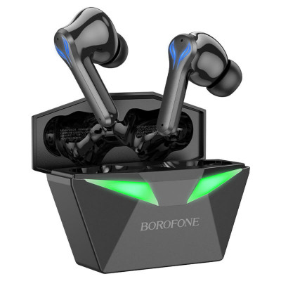 Навушники BOROFONE BW24 Magic waves true wireless BT gaming headset Black - изображение 3