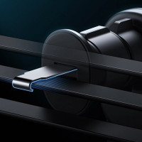 Автотримач для телефона Baseus Stable Gravitational Car Mount Air (Air Outlet Version) Black (Колір 7073) - фото № 8