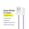 Кабель Baseus Dynamic Series Fast Charging Data Cable USB to iP 2.4A 2m Purple (Фиолетовый)- № 3
