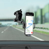 Автотримач для телефона BOROFONE BH53 Windy center console car holder Black Grey (Black-Gray)- № 7