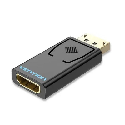 Адаптер Vention DP Male to HDMI Female Adapter Black (HBKB0) - зображення 1