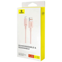 Кабель Baseus Habitat Series Fast Charging Cable USB to Type-C 100W 2m Wheat Pink (Колір Wheat Pink) - фото № 2