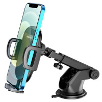 Автотримач для телефона BOROFONE BH53 Windy center console car holder Black Grey (Колір Black-Gray) - фото № 5