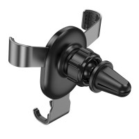 Автотримач для телефона HOCO CA56 Plus Armor metal gravity car holder Black (Колір 7073) - фото № 3