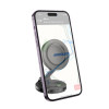 Автотримач для телефона HOCO H61 Show folding ring magnetic car holder (dashboard) Black Metal Gray (Black Metal Gray)- № 5