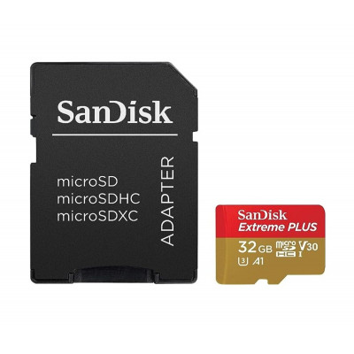 microSDHC (UHS-1) SanDisk Extreme PLUS 32Gb class 10 (adapter) - зображення 1