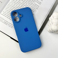 Чохол для смартфона Silicone Full Case AA Camera Protect for Apple iPhone 16 3,Royal Blue (Колір Royal Blue) - фото № 7
