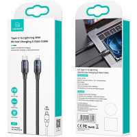 Кабель Usams US-SJ521 U71 Type-C to Lightning 20W PD Fast Charging & Data Cable 1.2m Black (Цвет Черный) - фото № 6