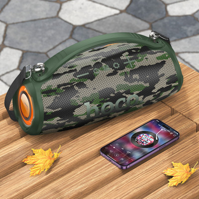 Портативна колонка HOCO HA4 Surge outdoor BT speaker Camouflage Green - изображение 3