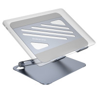 Підставка для ноутбука BOROFONE BH115 Plus Vito metal notebook stand Metal Gray (Колір Metal Gray) - фото № 2