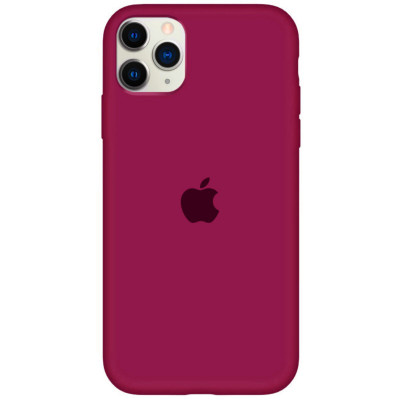 Чохол для смартфона Silicone Full Case AA Open Cam for Apple iPhone 11 Pro Max кругл 35,Maroon - изображение 1