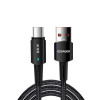 Кабель ESSAGER Sunset Type-C 6A USB charging and data Fully compatible cable 2m Black