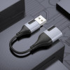 Перехідник BOROFONE BV19 Creator 2-in-1 external sound card for headset USB to 3.5mm Black (Черный)- № 8