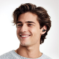 Бездротові навушники HOCO EA9 Clear sound clip-on true wireless BT headset Black (Цвет Черный) - фото № 4