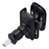 Автотримач для телефона з БЗП Baseus Milky Way Pro Series Wireless Charging Electric Car Mount Phone Holder 15W Cluster Black (Cluster-Black)- № 8