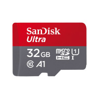 Карта пам'яті microSDHC (UHS-1) SanDisk Ultra 32Gb class 10 A1 (120Mb/s) (adapter SD)