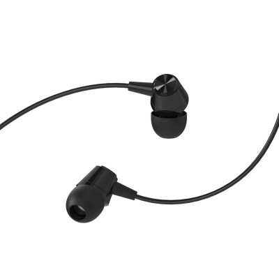 Навушники BOROFONE BM20 DasMelody earphones with mic, 3.5mm audio plug, single button control, Black (BM20B) - зображення 1