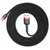 Кабель Baseus Cafule Cable USB For Micro 1.5A 2м Красный+Черный (CAMKLF-C91) - изображение 3
