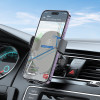 Автотримач для телефона BOROFONE BH92 Grand one-button car holder(air outlet) Black (Черный)- № 7