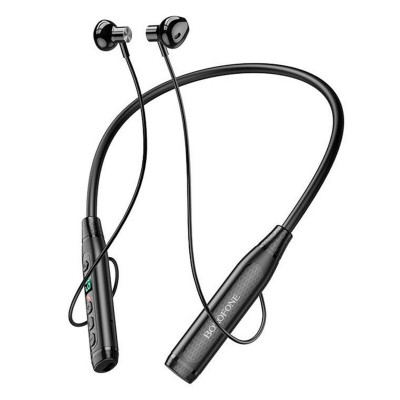 Навушники BOROFONE BE61 Traveller neckband BT earphones Black (BE61B) - зображення 1