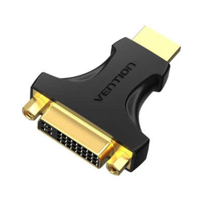 Адаптер Vention HDMI Male to DVI (24+5) Female Adapter  Black (AIKB0) - зображення 1