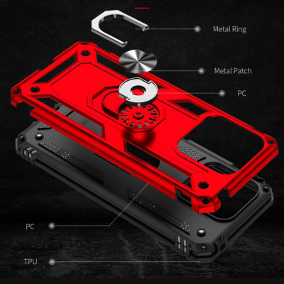 Чохол для смартфона Cosmic Robot Ring for Xiaomi Redmi 10C Red (RobotXR10CRed) - зображення 6