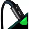 Кабель ESSAGER Sunset Type-C 6A USB charging and data Fully compatible cable 2m Black - зображення 4
