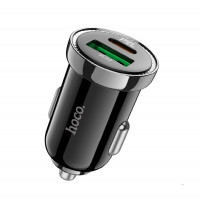 Автомобільний зарядний пристрій HOCO Z44 Leading PD20W+QC3.0 car charger Black (Цвет 7073), Атикул k23767 |  купить на VILKI.NET - фото № 1