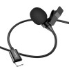 Мікрофон-петличка HOCO L14 iP Lavalier microphone Black (6931474761149) - изображение 4