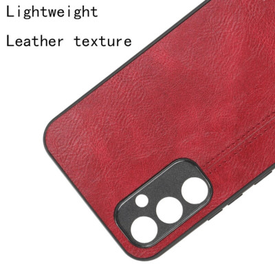 Чохол для смартфона Cosmiс Leather Case for Samsung Galaxy A34 5G Red (CoLeathSA34Red) - зображення 4