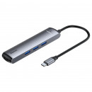 USB-хаб Baseus mechanical eye Six-in-one smart HUB docking station (Type-C to PD of HDMIUSB3.03RJ45