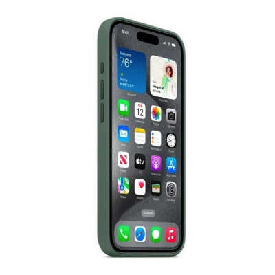 Чохол для смартфона Silicone Full Case AAA MagSafe IC for iPhone 15 Pro Max Green - изображение 3