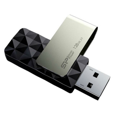 Flash SiliconPower USB 3.0 Blaze B30 128Gb Black - зображення 2
