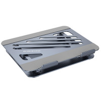 Підставка для ноутбука BOROFONE BH115 Plus Vito metal notebook stand Metal Gray (Колір Metal Gray) - фото № 4