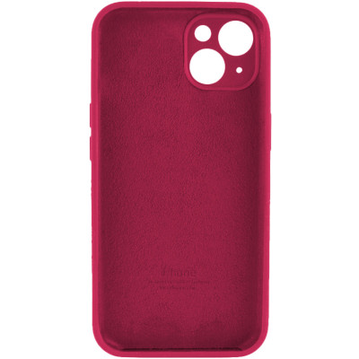 Чохол для смартфона Silicone Full Case AA Camera Protect for Apple iPhone 13 35,Maroon - изображение 2