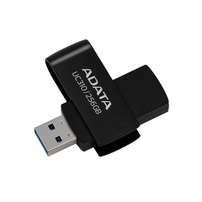 Flash A-DATA USB 3.2 UC310 256Gb Black (UC310-256G-RBK) - изображение 1