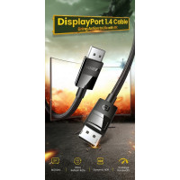 Кабель UGREEN DP114 DP 1.4 Male to Male Plastic Case Braided Cable 3m (UGR-80393) (Цвет 7073) - фото № 2