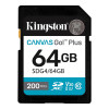 Карта пам'яті SDXC (UHS-1 U3) Kingston Canvas Go! Plus 64Gb class 10 A2 V30 (R200MB/s) k58817 - № 1 Карта пам'яті SDXC (UHS-1 U3) Kingston Canvas Go! Plus 64Gb class 10 A2 V30 (R200MB/s) Kingston - № 1