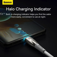 Кабель Baseus Glimmer Series Fast Charging Data Cable Type-C to Type-C 100W 2m White (Колір White) - фото № 6